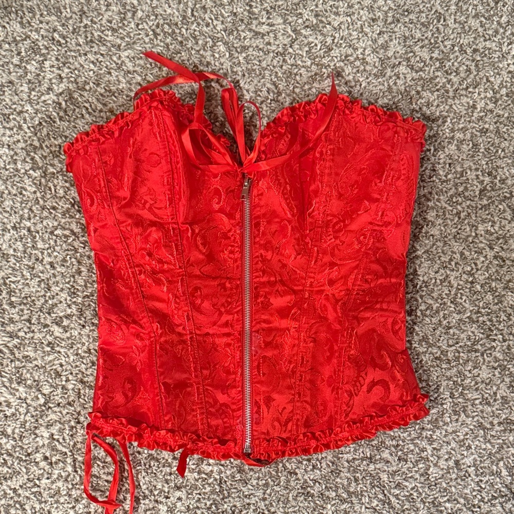 Fashion Nova Scarlet Ruffled Top